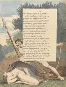 Pensieri notturni di Young, Pagina 70, Fino alla morte, quel cacciatore potente, li seppellisce tutti da William Blake